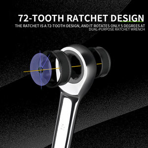 Vaste Kop 6-32Mm Metrische Ratelsleutel 6-32Mm Ratelsleutel Reparatie Handgereedschap - Product Image 3