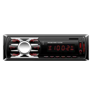 Wholesale 12V BT USB Car Radio Hands Free Call Media Aux Car Stereo Remote Clock Digital Car Mp3 Player