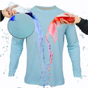 Chemise de pêche hydrofuge pour hommes, manches longues, UPF 50 + T-Shirts