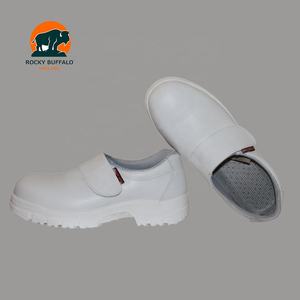Scarpe <span class=keywords><strong>da</strong></span> <span class=keywords><strong>cuoco</strong></span> con bufalo roccioso antiscivolo scarpe <span class=keywords><strong>da</strong></span> <span class=keywords><strong>cuoco</strong></span> bianche scarpe <span class=keywords><strong>da</strong></span> lavoro di sicurezza pantofole protettive antistatiche - Product Image 3