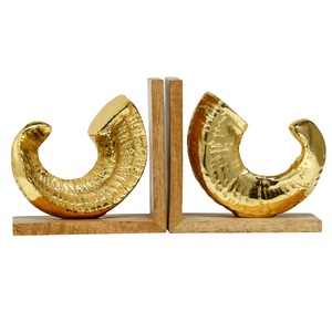 Handmade Bookends Unique Stylish Vintage <b>Decorative</b> Bookends Desktop <b>Book</b> Stand For Classic Home And Office - Product Image 1