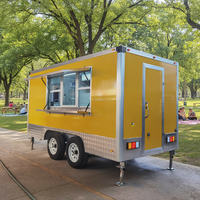 Food Truck homologué aux États-Unis, entièrement équipé, à vendre aux États-Unis, food truck extérieur à deux niveaux