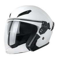 Casque de moto 3C&DOT 3/4 avec visière double et prêt pour le Bluetooth, directement de l'usine