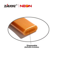 Allume-gaz électronique jetable avec logo personnalisé ISO Design moderne en plastique rechargeable pour fumer une cigarette