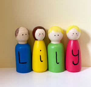 Hoye Handwerk Super kreative Malerei Peg Puppen angepasst verschiedene Stile hand gefertigte Peg Puppen dekorative Holzpflock Puppe - Product Image 4