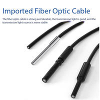 Capteur à fibre optique matriciel pour détection de zone, sonde à réflexion diffuse, interrupteur photoélectrique, capteur de rideau lumineux à grille