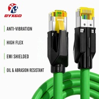 Câble RJ45 industriel Cat6A Profinet anti-vibration, anti-desserrage, contact stable, résistant aux répetées flexions, homologué pour chaîne porte-câbles