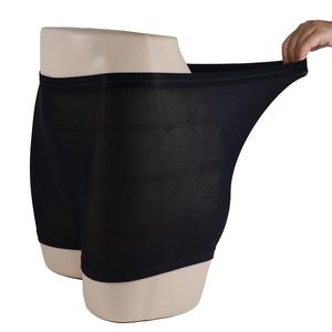 Culottes de <span class=keywords><strong>maternité</strong></span> jetables taille haute, sous-vêtements en maille tricotée noire pour la récupération post-partum et après césarienne - Product Image 3