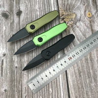 Couteau pliant miniature KS 7500, lame en acier 8Cr13Mov, manche en alliage d'aluminium, couteau de survie tactique pour le camping en plein air, EDC, chasse