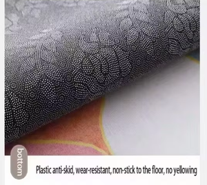 Tùy Chỉnh Kích Thước Lớn Kem Phong Cách In Polyester Pha Lê Nhung Máy Làm Không-Trượt Thảm Thảm Cho Phòng Khách Phòng Ngủ Hiện Đại - Product Image 5