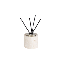 Ensemble de salle de bain écologique en marbre, porte-serviettes et organisateur de rangement aux tons chauds pour toilettes, salle de sport, douche, salon, design moderne