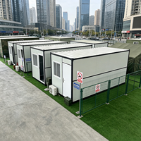 Conteneur modulaire préfabriqué à faible coût de 10, 20, 30, 40 pieds, pliable et mobile, pour bureau, magasin ou maison préfabriquée