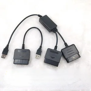 NSLikey PS2 בקר USB מתאם ממיר כבל כבל כדי PS3 ומחשב