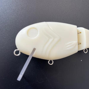 Nouvel Arrivage Leurre de Pêche Articulé en Métal à 3 Segments 12,5 cm/47 g, Modèle Baby <span class=keywords><strong>Bull</strong></span> Shad à Lèvres, Non Peint, en ABS, pour Pêche au Bar en Rivière et en Lac - Product Image 3