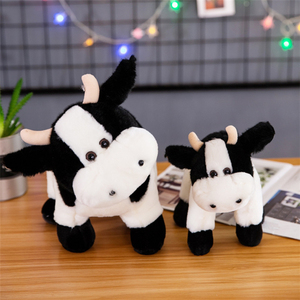 Peluche de Vaca Personalizable OEM ODM, Animal de Peluche de Vaca Lechera <span class=keywords><strong>Holstein</strong></span> Personalizada, Peluche de Vaca con Logotipo Personalizado, Regalo para Niños, Decoración del Hogar - Product Image 2