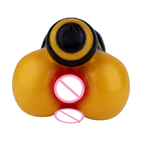 Masturbateur masculin fantaisie en silicone à double canal, moule inversé Bumblebee Big Buttock, stimulateur de pénis portable Onahole, Dropshipping