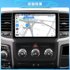 ระบบนำทางในรถยนต์ Android 12ขนาด9นิ้วสำหรับ Dodge RAM 13-19 CarPlay แบบไร้สายการเชื่อมต่อระหว่างเครื่องควบคุมส่วนกลาง - Product Image 2