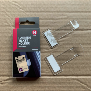 حامل تذكرة فاتورة السيارة حاملة بلاستيكية متنقلة للسيارة للحصول على رخصة الدفع ملصقات إعلانية للسيارات حاملة تذكرة وقوف السيارات على الزجاج الأمامي - Product Image 6
