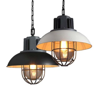 Suspension luminaire pour salons de coiffure, restaurants, magasins de vêtements, tables à manger, comptoirs de bar, luminaires à tête unique de type couvercle de pot, et R - Product Image 5