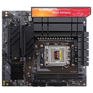 Placa base de escritorio All-solid-state Magic Solid B650PLUS-B/W AM5 DDR5 de doble canal 96GB M ATX - Product Image 2