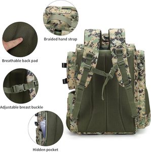 Bolsa de Pesca con Muestra Gratis, Fabricada en Tela de Poliéster 1000D con Revestimiento de PVC Resistente al Agua, Múltiples Bolsillos de Almacenamiento, Capacidad de 20L-30L, 3kg-5kg - Product Image 4