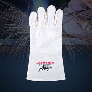 Guanti da Lavoro in Pelle Modello 4150 <span class=keywords><strong>MCR</strong></span> <span class=keywords><strong>SAFETY</strong></span> con Pollice Dritto, Personalizzabili per Uomo, per Saldatura e Sicurezza - Product Image 1