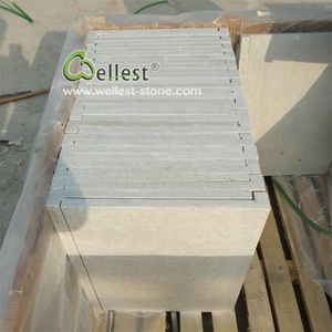 Flamed Snow White Quartzite Đối Phó, Đá Trắng Tự Nhiên Đối Phó Với Hồ Bơi - Product Image 4