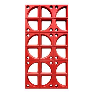 ABS Nine Palace Grid Décoration 3D Panneau d'espace Léger Nine Palace Grid Étanche Résistant au feu Mur externe Fait Ciment - Product Image 6