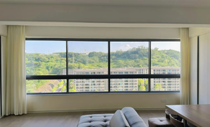 Cadre de fenêtre coulissante moderne résistant aux ouragans, en aluminium économique à double vitrage avec moustiquaire pliante, dernier design - Product Image 3