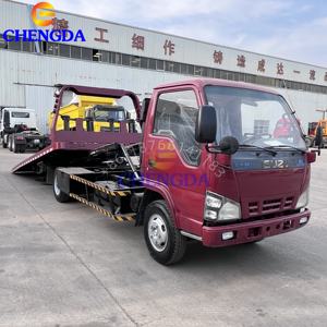 Camion barrière à fond plat ISUZU Prix bon marché Camions de sauvetage Dépanneuse de véhicules - Product Image 4