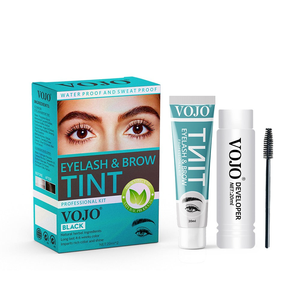 VOJO Wholesale Natural Plant Extract <strong>Henna</strong> Eyebrow Lash Tint Kit Ammonia PPD Free Safe Semi Permanent Eyelash Dye <strong>for</strong> Brow <strong>Hair</strong> - Product Image 1