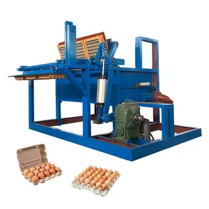 Yarı otomatik yumurta tepsisi üreticisi mayın makinesi üretim hattı sıcak satış