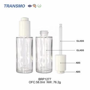 ขวดพลาสติกหยดของเหลวสีขาว 58 มล. ขวดพลาสติกพร้อมหลอดหยด ขวดหยดน้ำมัน - Product Image 3