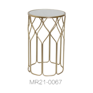 Luxury <strong>Modern</strong> Metal <strong>Console</strong> <strong>Table</strong> with <strong>Mirror</strong> Gold Finish Entry &amp; Living Room Use Adjustable Design 100SET - Product Image 6