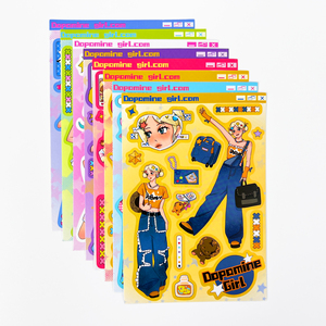 Adesivi Personalizzati con LOGO e Forma su Misura, Fogli A4 <span class=keywords><strong>A5</strong></span> Stampati, Adesivi in Vinile Trasparente Impermeabile Opaco Lucido per Bambini, Taglio a Bacio - Product Image 6