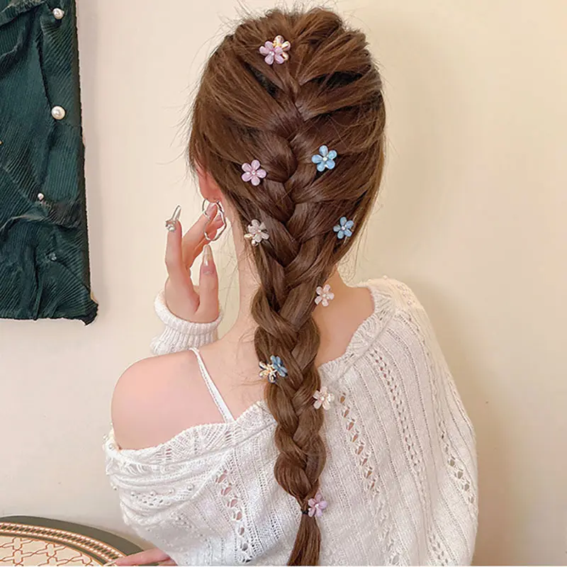 2024 DAIHE Factory Outlet Blumen Form Mini Haar Klaue Clips Großhandel Frauen Tress Haars pange Elegante Haarschmuck