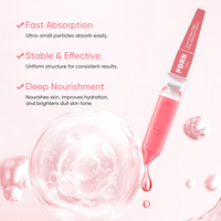 Sérum rose pour une journée à base d'ADN de saumon PDRN |   Ampoule intensive 99% ADN de saumon PDRN et Niacinamide pour l'hydratation et l'éclat du visage