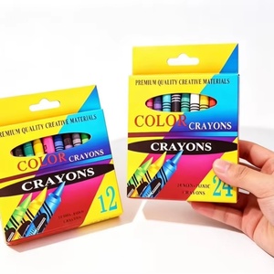 Crayones de Cera Portátiles Multicolores No Tóxicos para Niños, Colores Vibrantes, Precio al por Mayor - Product Image 1