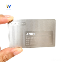 Carte de membre numérique sans contact NFC en acier inoxydable gravée au laser de qualité supérieure, étanche, pour professionnels, 13,56 MHz