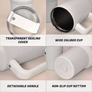 1200ml Customizable Glow Dark Sublimation 40oz Travel Car Tumbler <b>Double</b> <b>Wall</b> Insulated Stainless Steel Tumblers Sublimation - Product Image 4