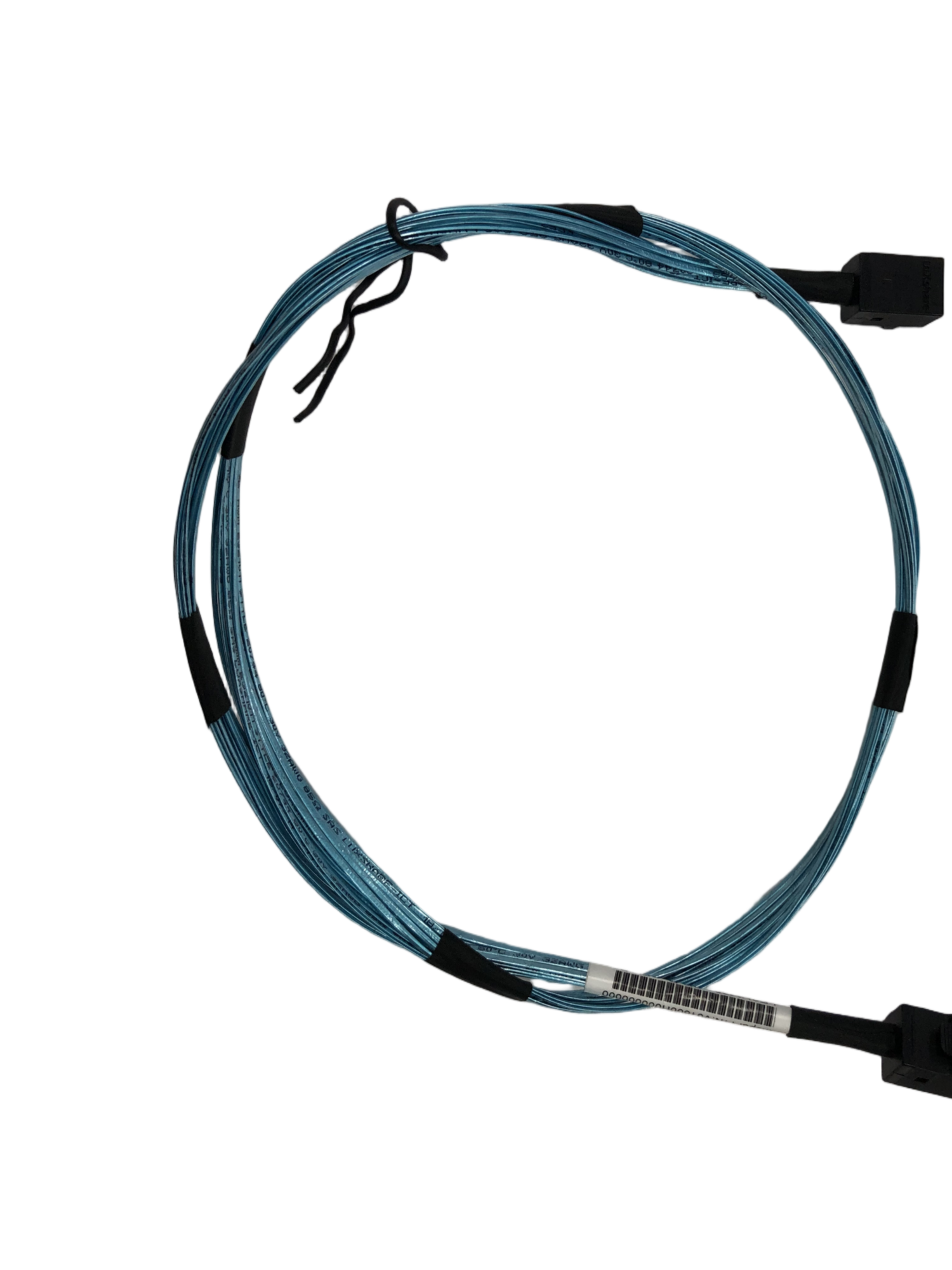 HONPNK 0.8M Mini SAS HD SFF-8643 Straight Head to Mini SAS HD SFF-8643 Server Network Cable Data Cable