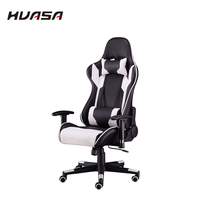 Chaise ergonomique pour jeux de course inclinables avec ordinateur Chaise de jeu rotative réglable en hauteur