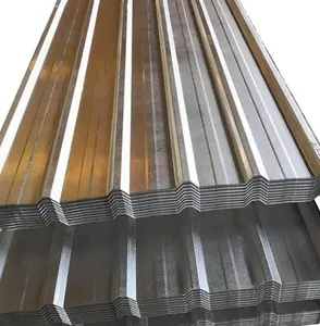 Sıcak satış ucuz alucorrugated oluklu çatı kiremitleri dışbükey çelik boyalı Trapezoidal trapez çatı levha