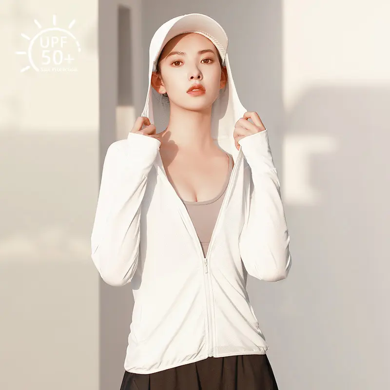 New UPF50+ Sun-protective Sun Protection Clothing Anti Uv Skin Jacket Coat Casual Coat Sportswear for Women Adults Customer OEM