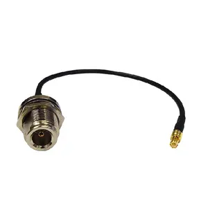 Conector MCX macho recto a N Hembra recto con interfaz de puente de adaptador de cable rf RG174