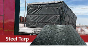 <span class=keywords><strong>Bâche</strong></span> en PVC vinyle acier haute résistance 18 oz 16x18 - Noir avec imperméabilisation <span class=keywords><strong>pour</strong></span> couverture de camion à <span class=keywords><strong>benne</strong></span> basculante - Product Image 2