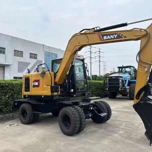 Nouvelle Excavatrice sur roues Sany Heavy Industry SY75W de 7,5 tonnes, modèle 2026, contrôlée par PLC, avec moteur Isuzu, boîte de vitesses, pompe à engrenages et roulement - Product Image 6
