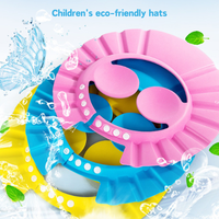 Bonnet de douche bébé en EVA, imperméable, motif animaux de dessin animé pour enfants, vente en gros