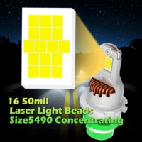 Bombilla LED para Faros Delanteros D4S D4R, 50W 5000LM 9-36V, Luz de Conducción 6000K Blanca, Buena Disipación de Calor, Canbus y Sin Errores para Autos