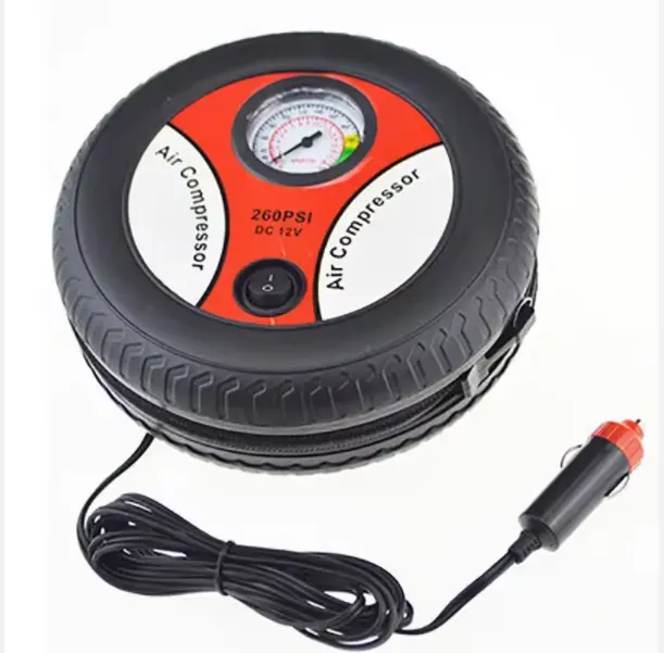 Mini Portable Vehicle Tyre Inflating Tool Car Air Compressor Inflatable 12 V Tire Inflator Pump Air Compressor Tire Inflator